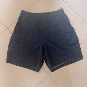 Lululemon Pace Breaker 7” Shorts Linerless Heathered Navy Size M
